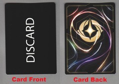 Black DISCARD (Lorcana Factory Error Print Test Card)